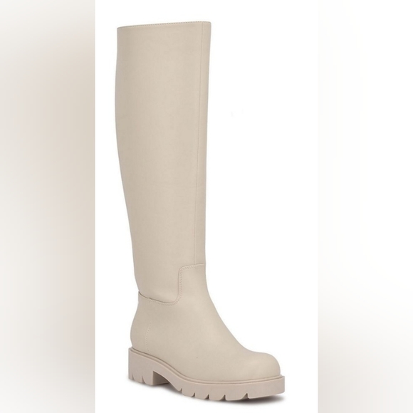 Nine West Shoes Verve Over The Knee Lug Sole Boots Poshmark